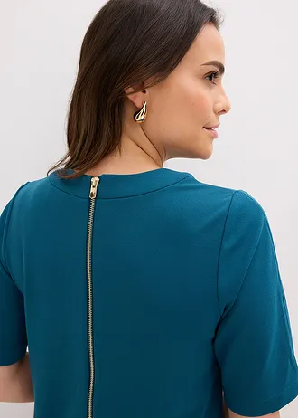 Robe fourreau élastiquée • pétrole • Boutique bonprix