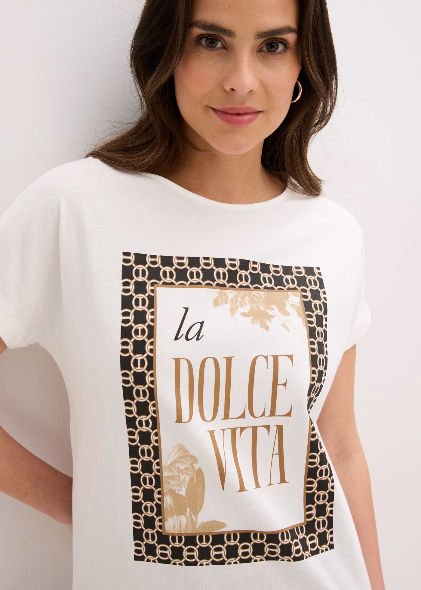 Shirt van biologisch katoen • wolwit • bonprix online shop