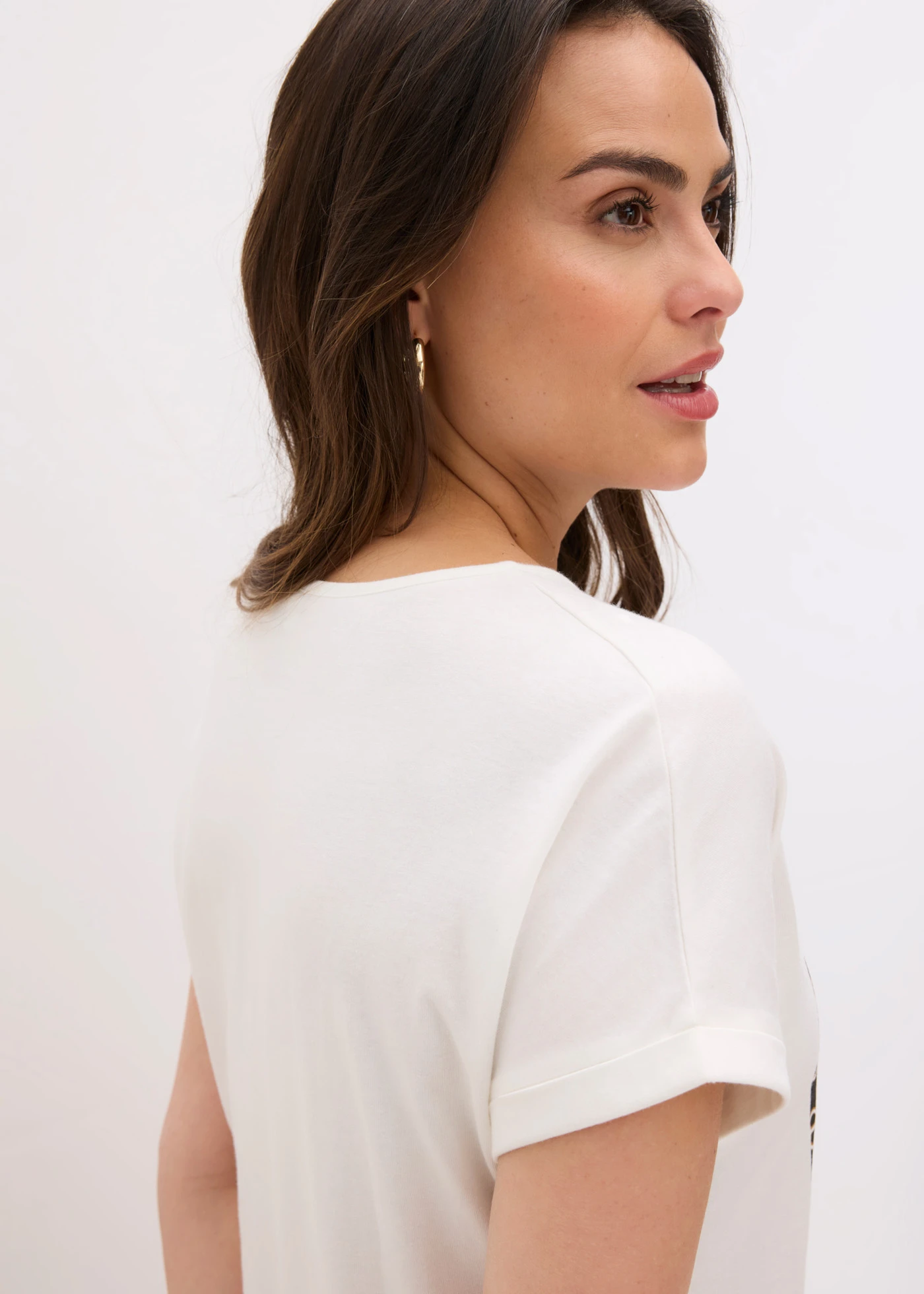 Bluză din bumbac organic 100% • ecru • magazin bonprix