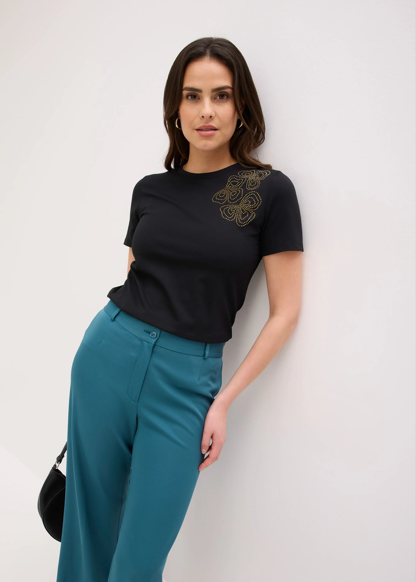 Shirt van katoen • zwart • bonprix online shop