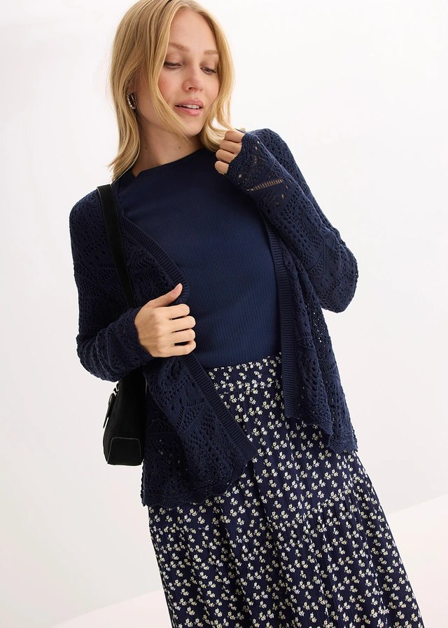 Ajour vest • donkerblauw • product-page.page-title-suffix