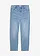 Jean mom taille haute, raccourci, Couleur: bleu clair denim used