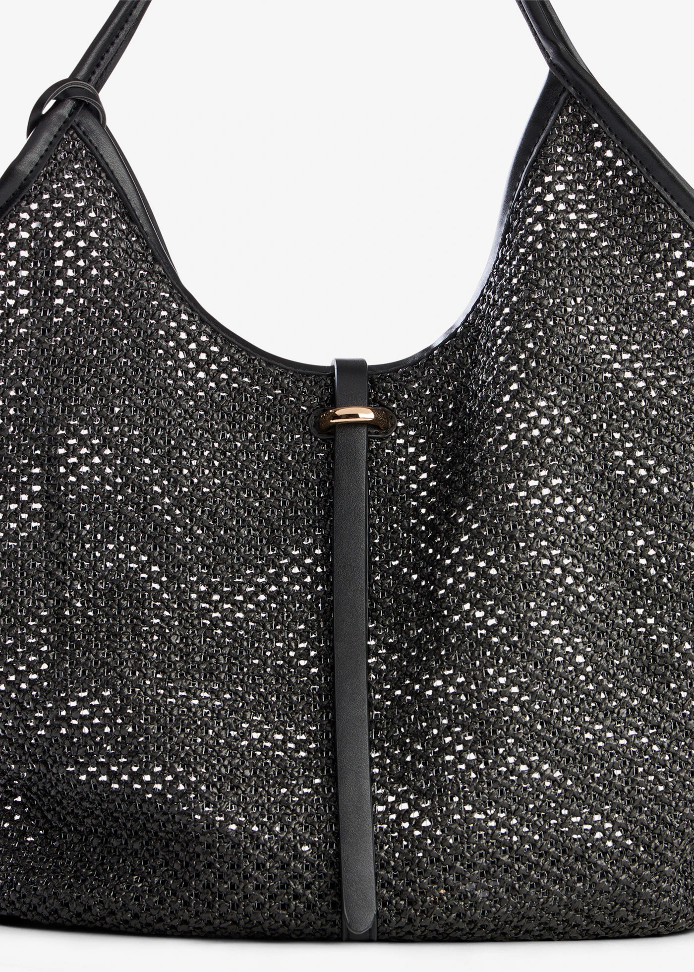 Cabas en résille avec poche intérieure amovible • noir • Boutique bonprix