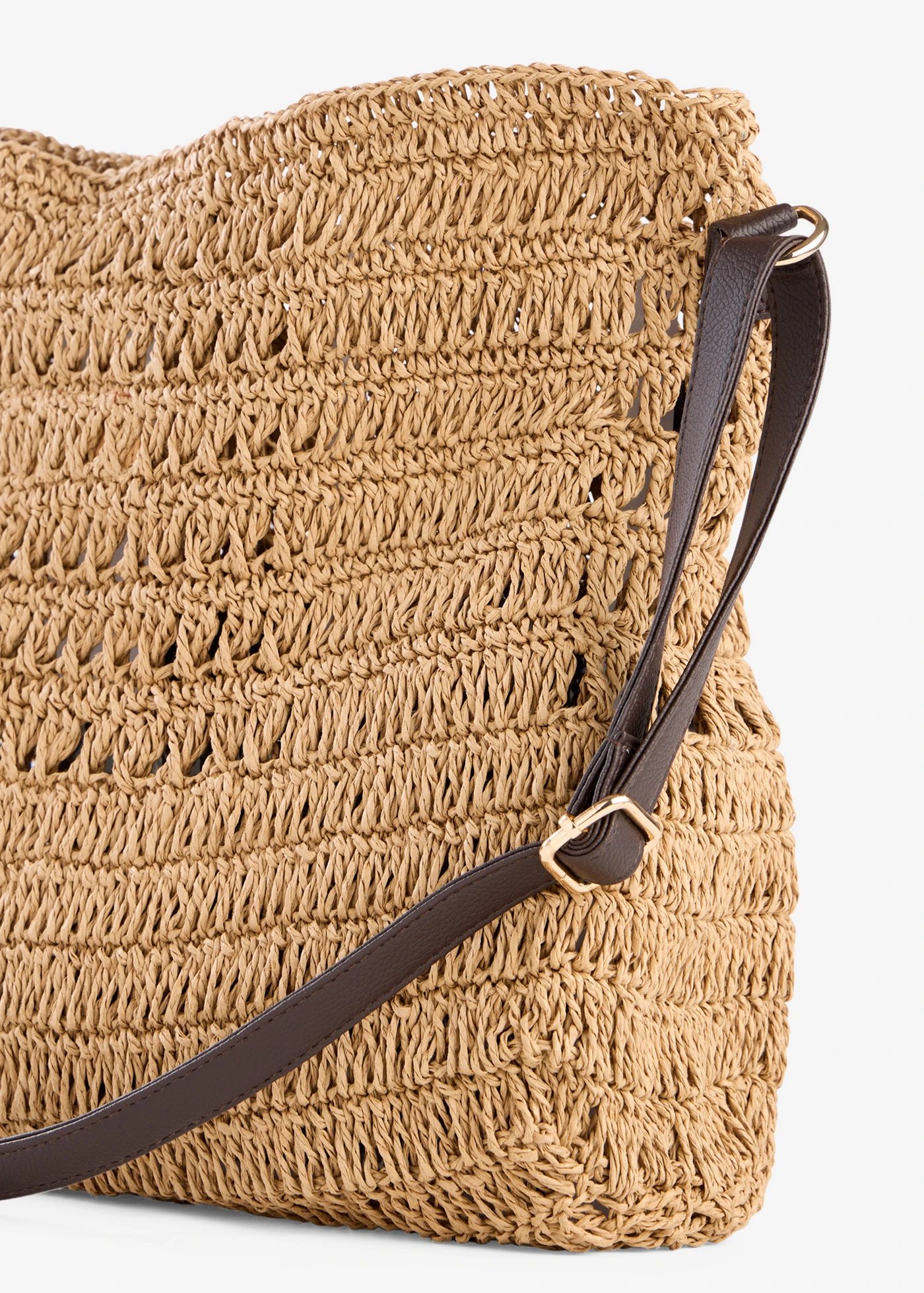 Sac à bandoulière aspect paille • beige naturel • Boutique bonprix