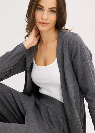 Costum de casă din material ripsat • antracit melanj • magazin bonprix