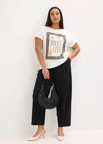 Shirt van biologisch katoen, Kleur: wolwit