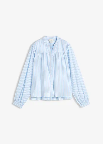 Bluză din poplin solid