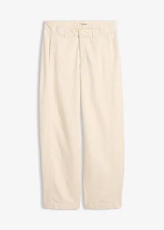 Džínsy barrel, stredná výška pásu, farba: tmavomodrá denim