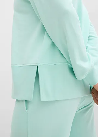 Oversize mikina z bavlněné směsi • světle mátová • bonprix obchod