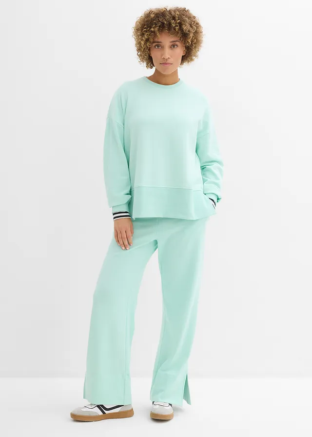 Pantalon sweat, Couleur: menthe clair