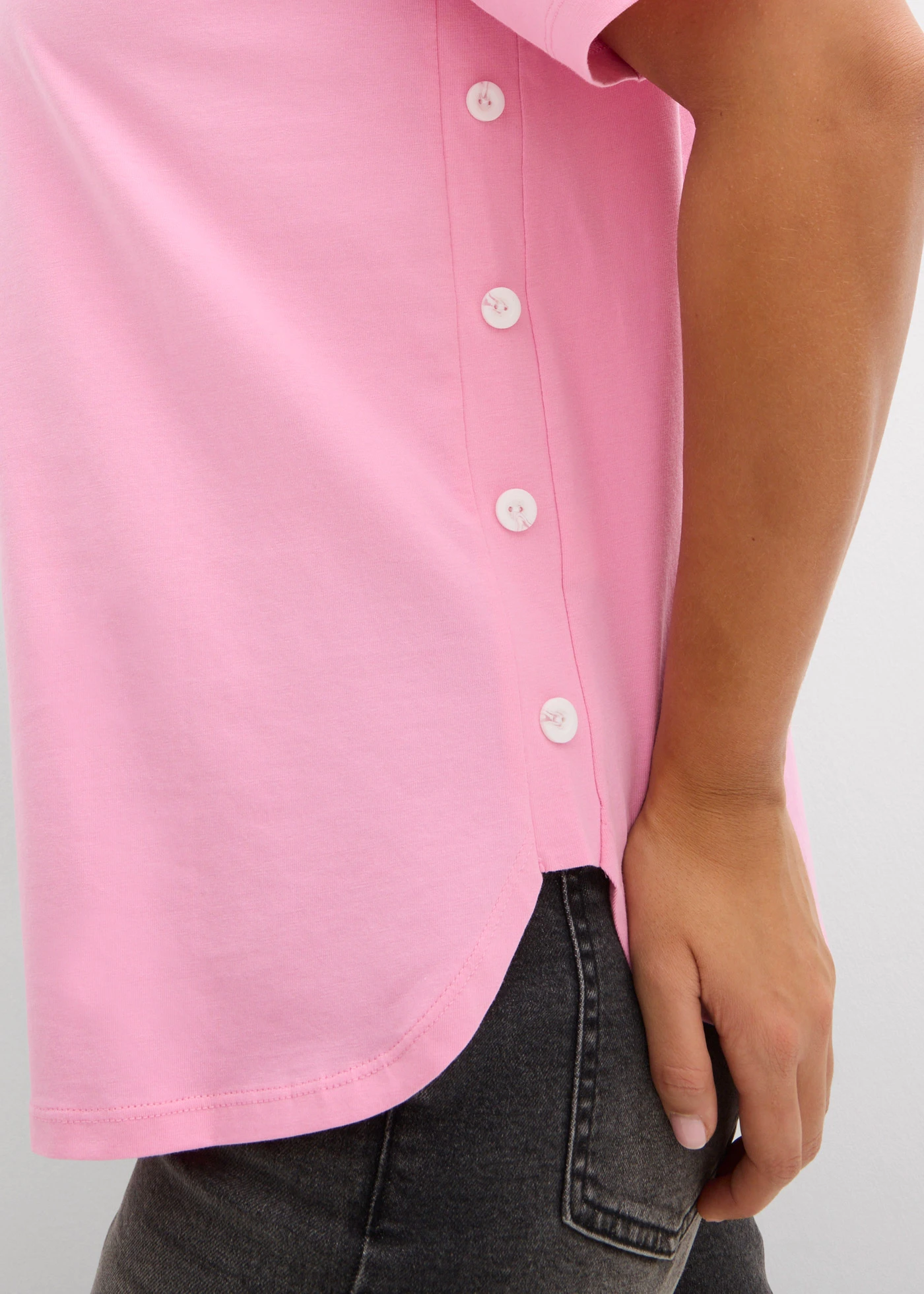 T-shirt ample en coton • rose • Boutique bonprix