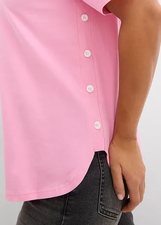 T-shirt ample en coton • rose • Boutique bonprix