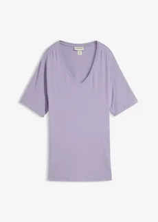 Bluză lungă din amestec de viscoză • violet fumuriu • magazin bonprix