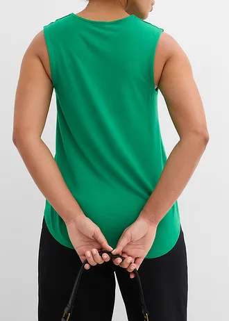 Top din amestec moale de viscoză • verde-nestemată • magazin bonprix