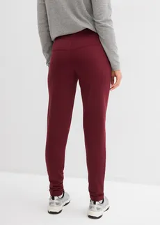 Broek van viscosemix, Kleur: esdoornrood