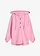 Mousseline blouse van katoen, Kleur: roze