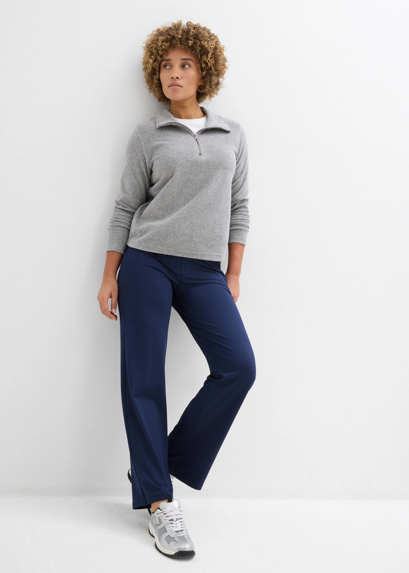 Legging de sport polyvalent à poches zippées • bleu foncé • Boutique bonprix