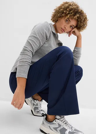 Allround sportlegging met ritszakken • donkerblauw • bonprix online shop