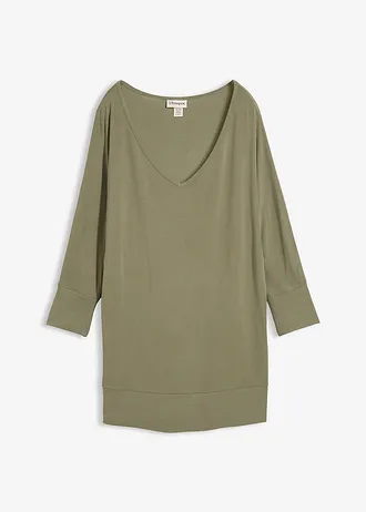 Oversized shirt van soepele viscose