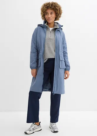 Vízlepergető vékony parka kabát • füstkék • bonprix áruház