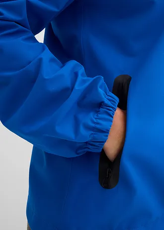 Veste imperméable ultra légère • bleu arctique/noir • Boutique bonprix