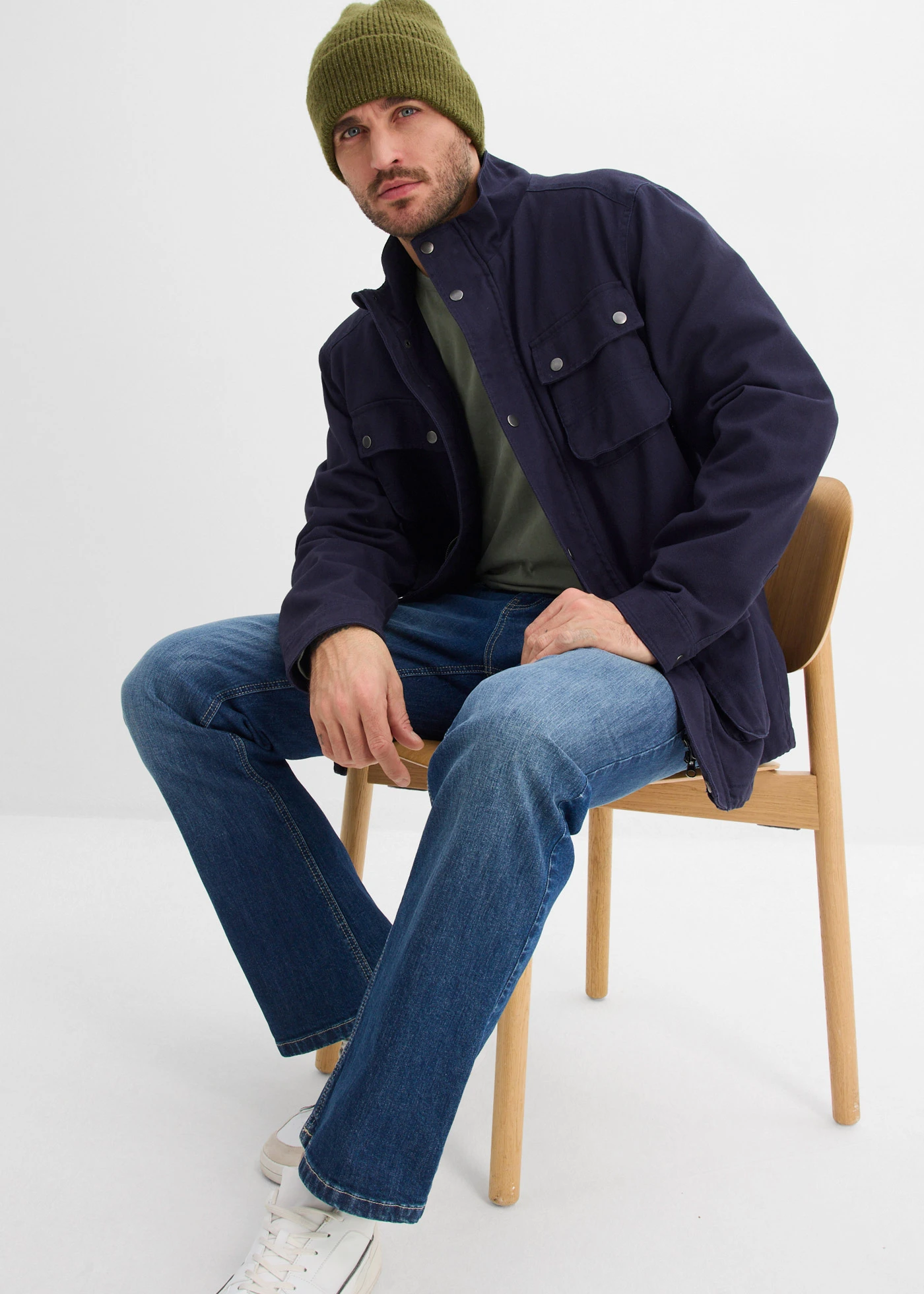 Tussenjas • donkerblauw • bonprix online shop