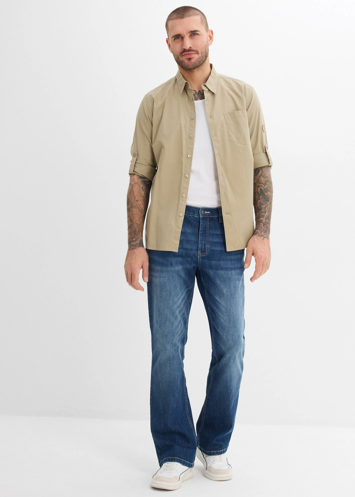 Chemise 100% coton • new kaki • Boutique bonprix