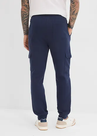 Cargo joggingbroek van biologisch katoen • donkerblauw • bonprix online shop