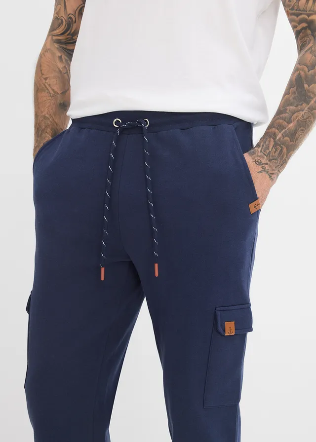 Cargo joggingbroek van biologisch katoen • donkerblauw • product-page.page-title-suffix