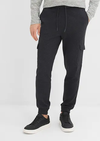 Pantaloni de jogging cargo Regular Fit • gri-antracit melanj • magazin bonprix