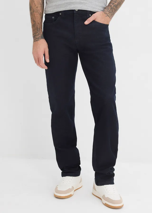 Jean extensible classique, fuselé • bleu foncé denim • product-page.page-title-suffix