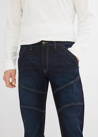 Regular-Fit džínsy, strečové, s elastickým pásom, rovné • tmavomodrá denim used • obchod bonprix