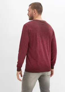 Henley shirt van puur biologisch katoen, Kleur: bordeaux used