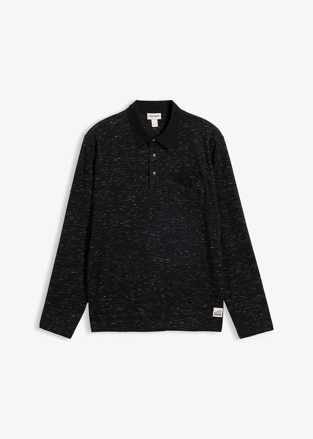 Polo manches longues 100% coton