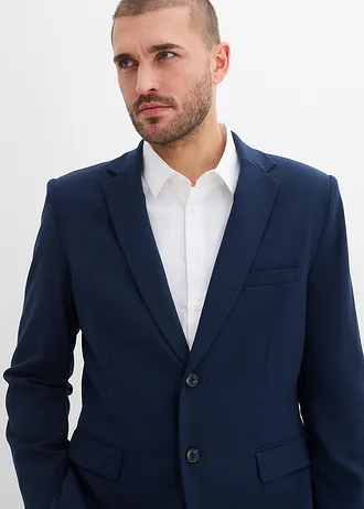 Alap zakó sztreccs anyagból, Modern Fit • tintakék • bonprix áruház