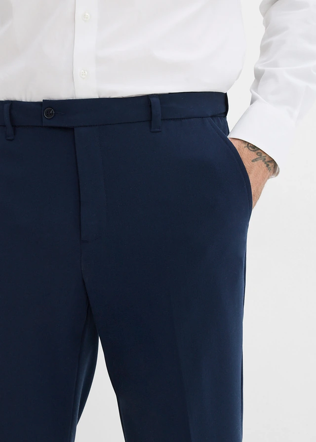 Pantalon de costume extensible, coupe moderne • bleu encre • product-page.page-title-suffix