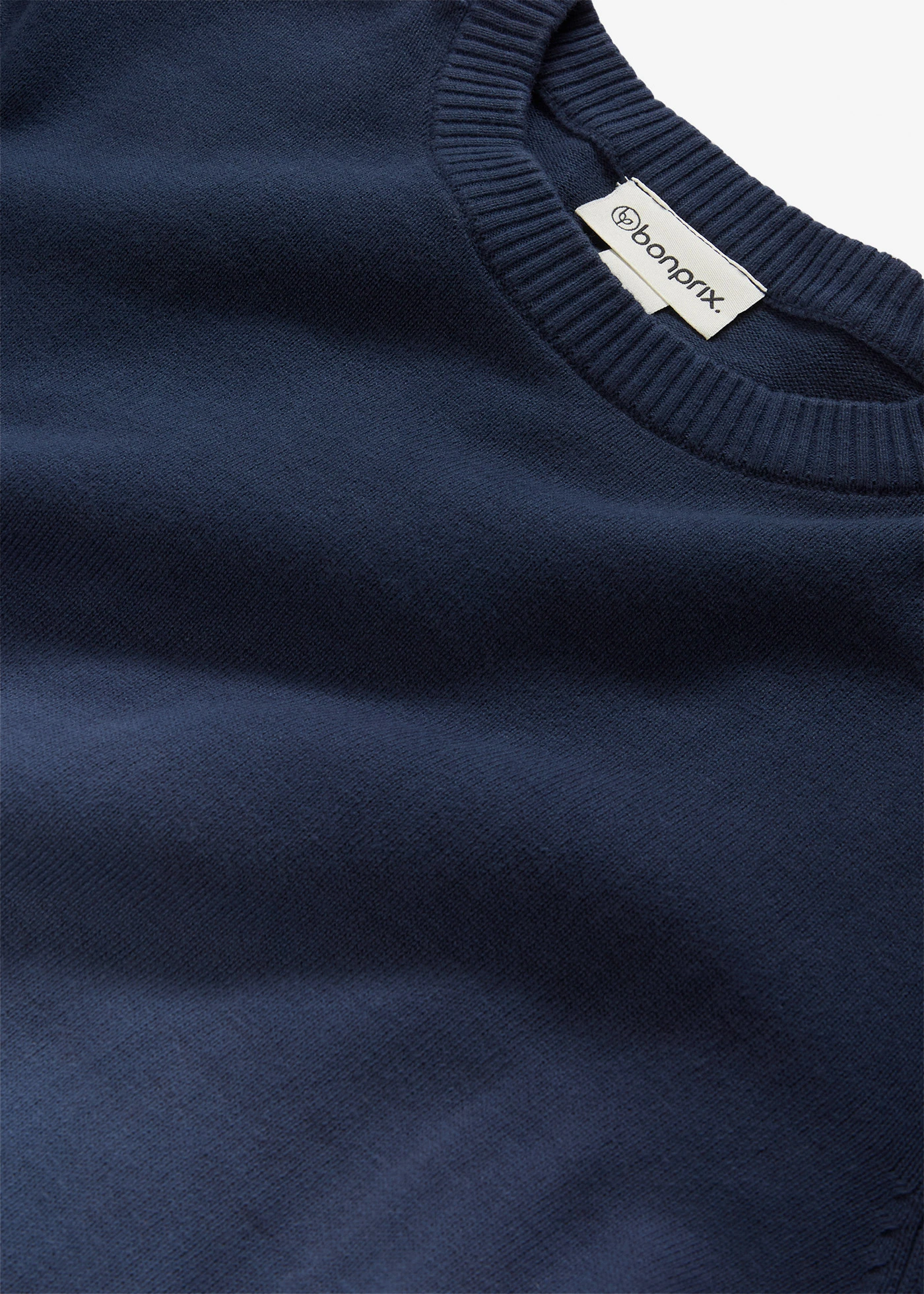 Pull en fine maille effet ombré • bleu foncé-bleu cristal • Boutique bonprix