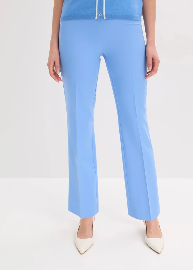 Pantalon extensible, Couleur: bleu moyen