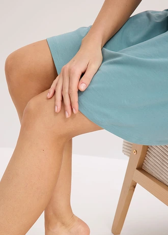 Nočná košeľa s čipkou • minerálovo modrá • obchod bonprix