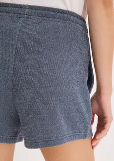 Short en sweat aspect jean • bleu jean chiné • Boutique bonprix