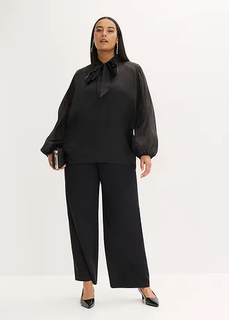 Halenka s vázačkou, barva: černá