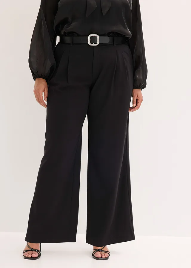 Marlene Dietrich broek, Kleur: zwart
