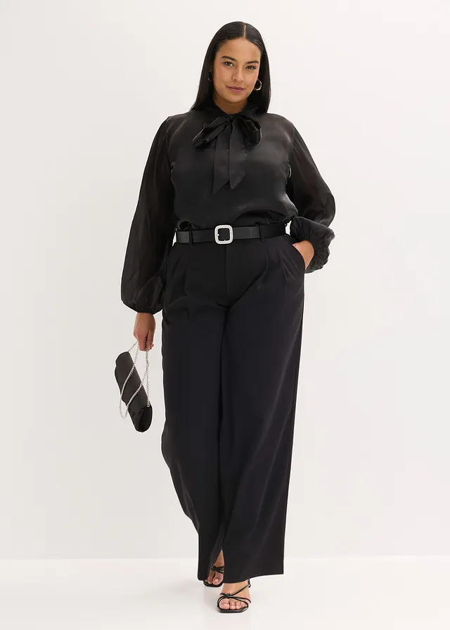 Marlene Dietrich broek, Kleur: zwart