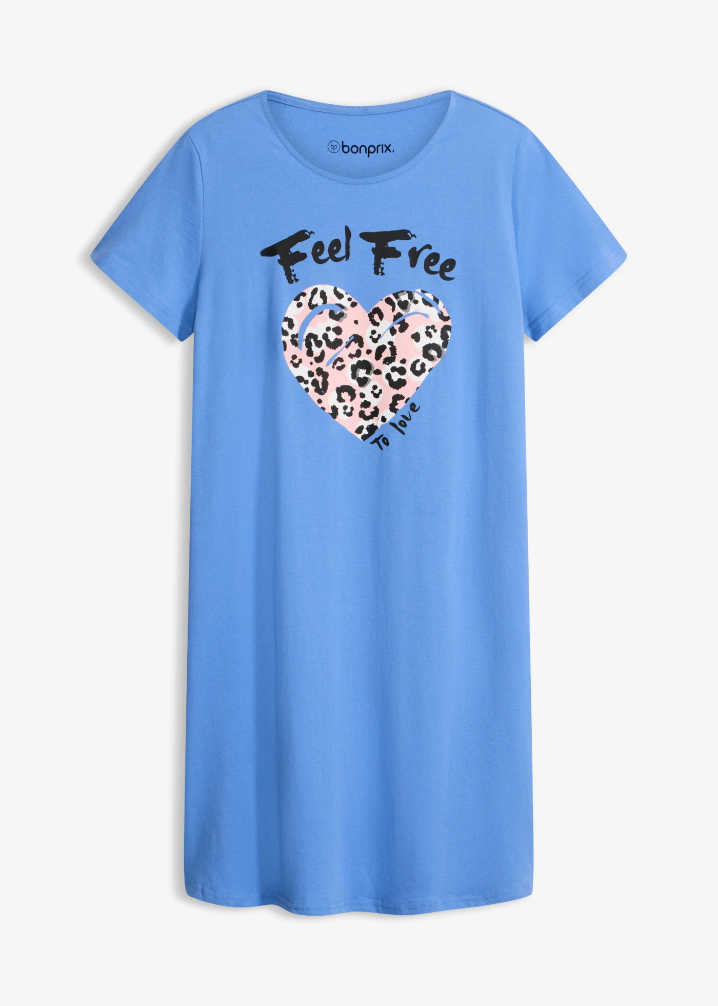 Kort nachthemd • hemelsblauw • bonprix online shop