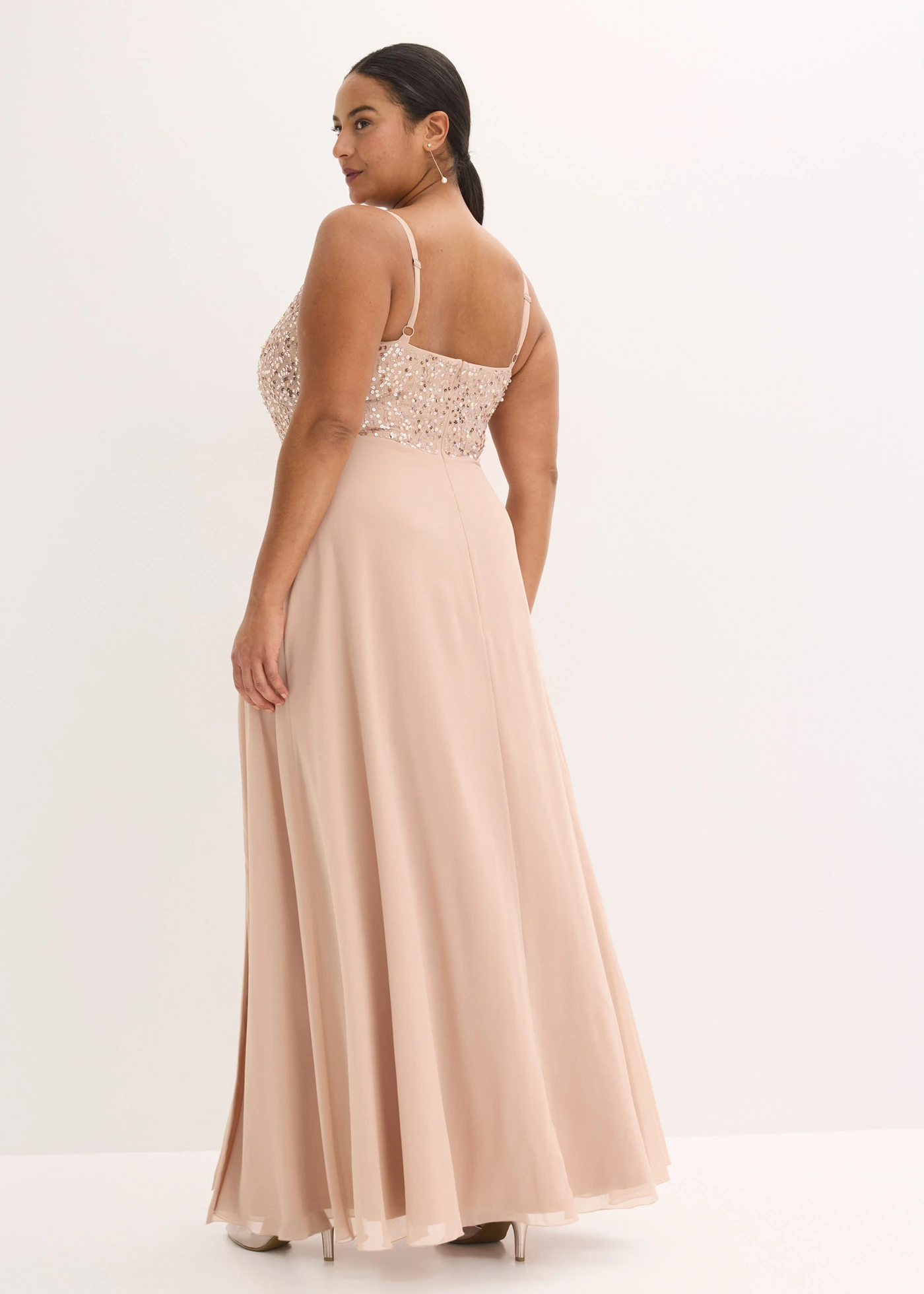 Robe de soirée • beige plus size • Boutique bonprix