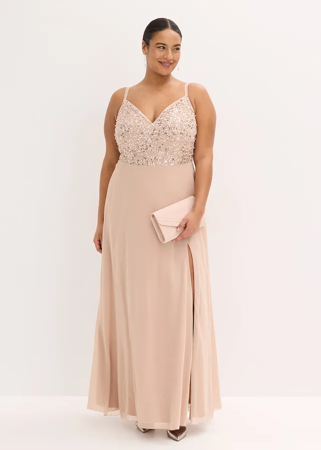 Robe de soirée • beige plus size • product-page.page-title-suffix