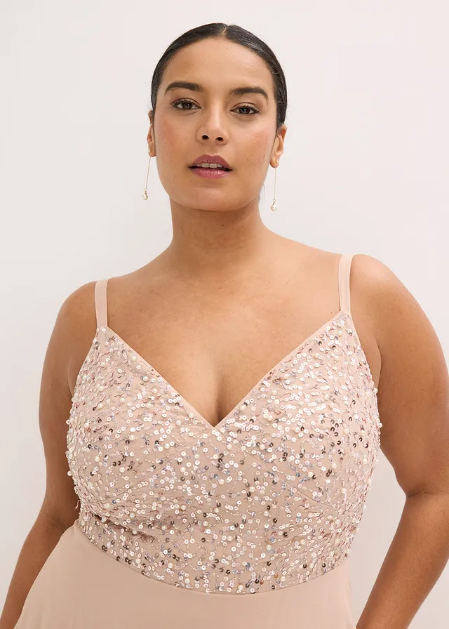 Robe de soirée • beige plus size • product-page.page-title-suffix