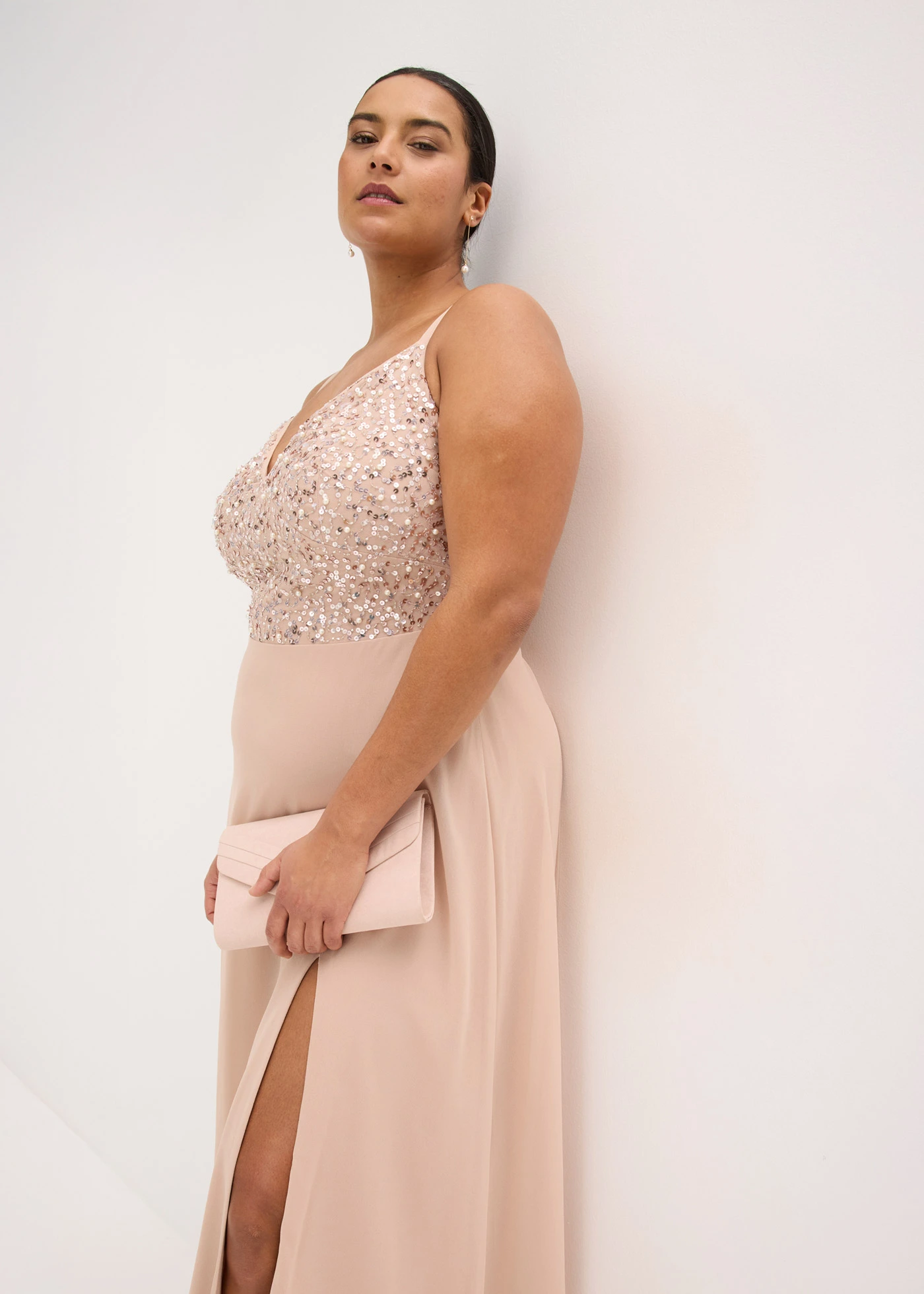 Večerné šaty • béžová plus size • obchod bonprix