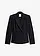 Blazer met peplum, Kleur: zwart