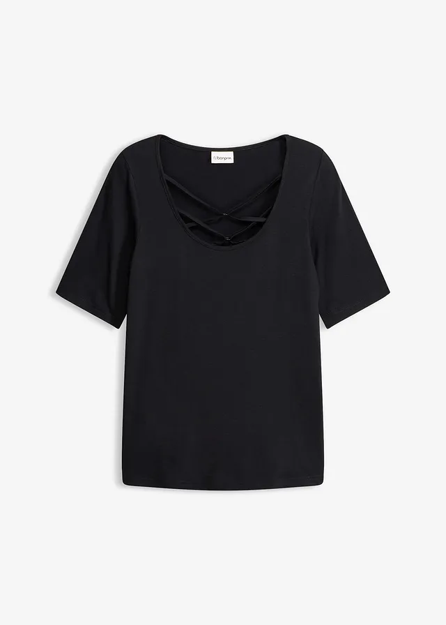 T-shirt à lanières croisées